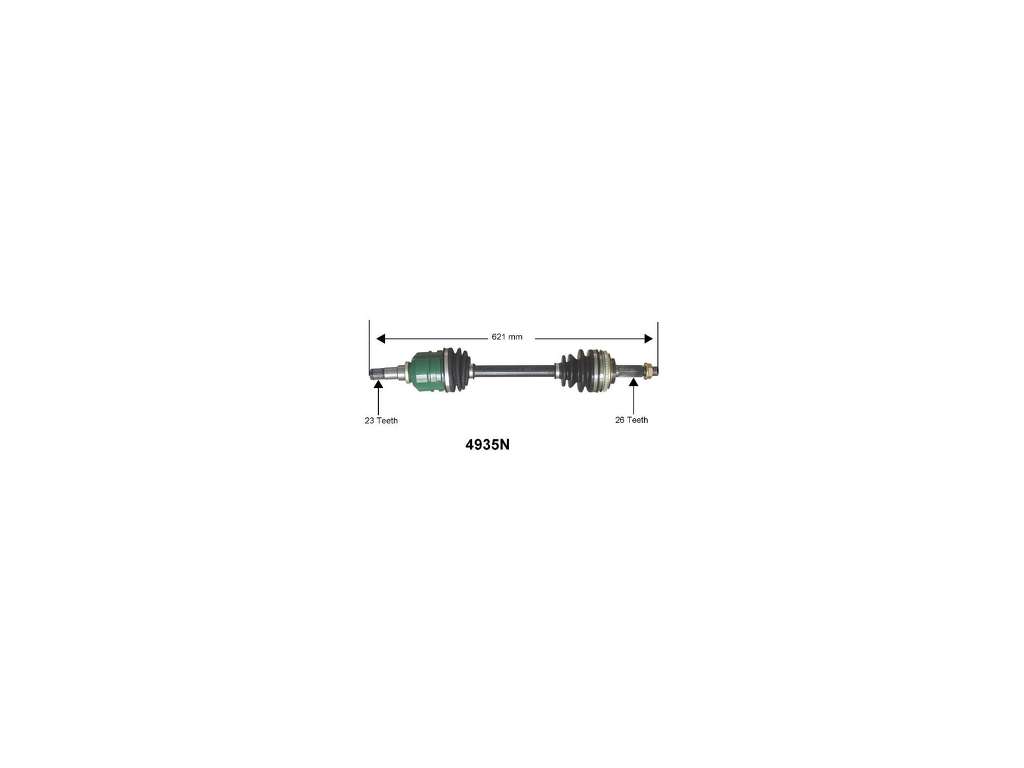 1992-1999 Toyota Paseo CV Axle Assembly - Front Left or Left (Autopart International)