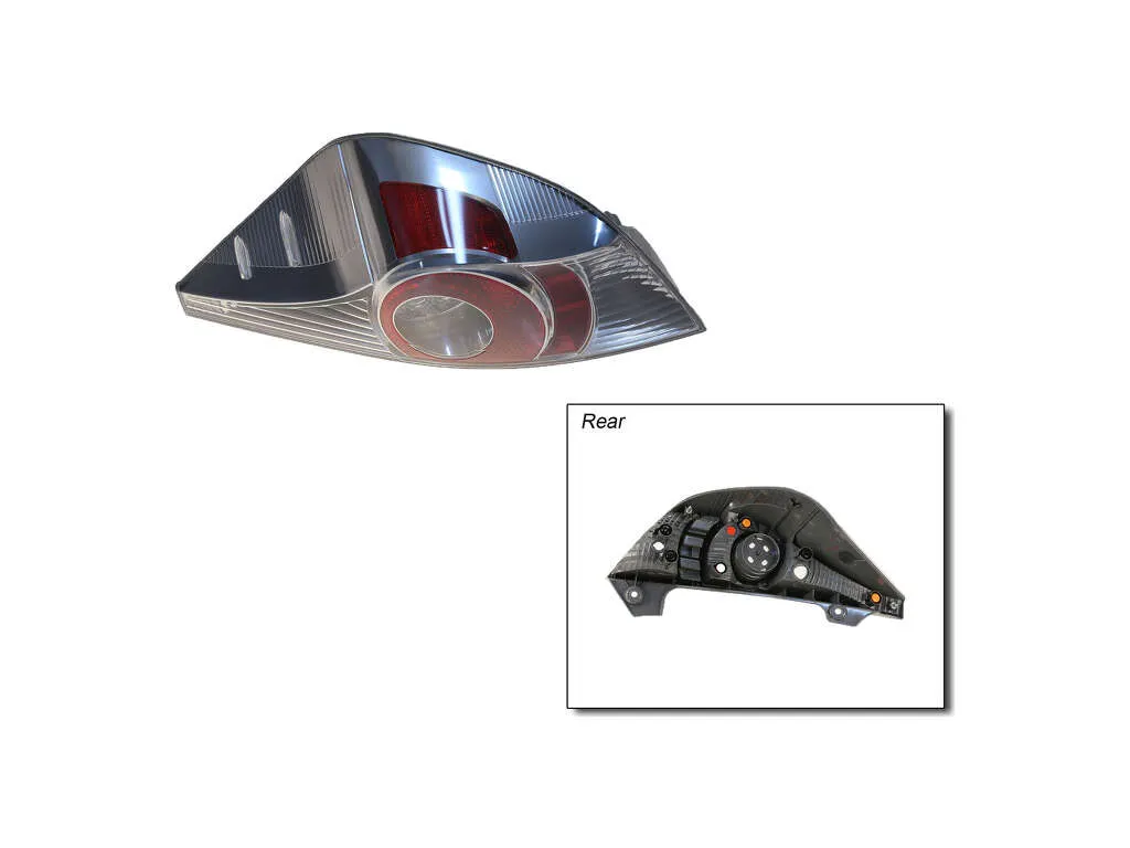 2012-2014 Toyota Prius C Tail Light Lens - Right (Genuine)