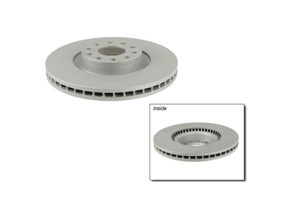 2002-2003 Audi S6 Disc Brake Rotor - Front (Zimmermann Coated)