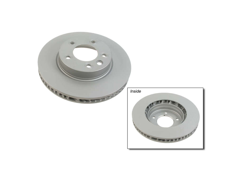 2004-2010 Porsche Cayenne Disc Brake Rotor - Front Right (Zimmermann Coated)