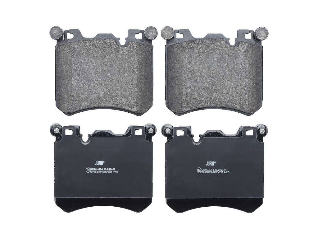 2010-2014 BMW X6 Disc Brake Pad Set - Front (Jurid)