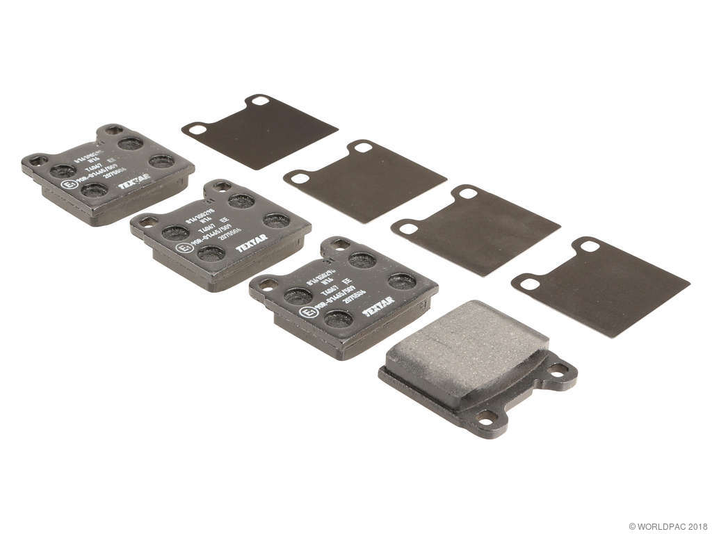 1998-2000 Volvo V70 Disc Brake Pad Set - Rear (Textar)