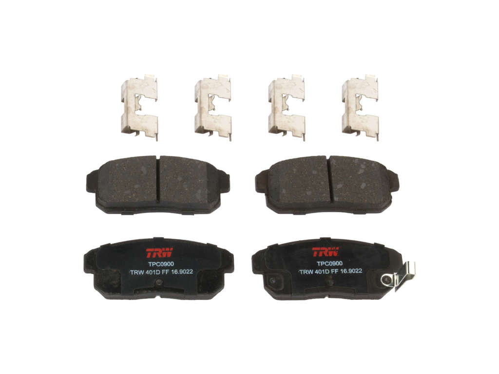 2001-2006 Nissan Sentra Disc Brake Pad Set - Rear (TRW)