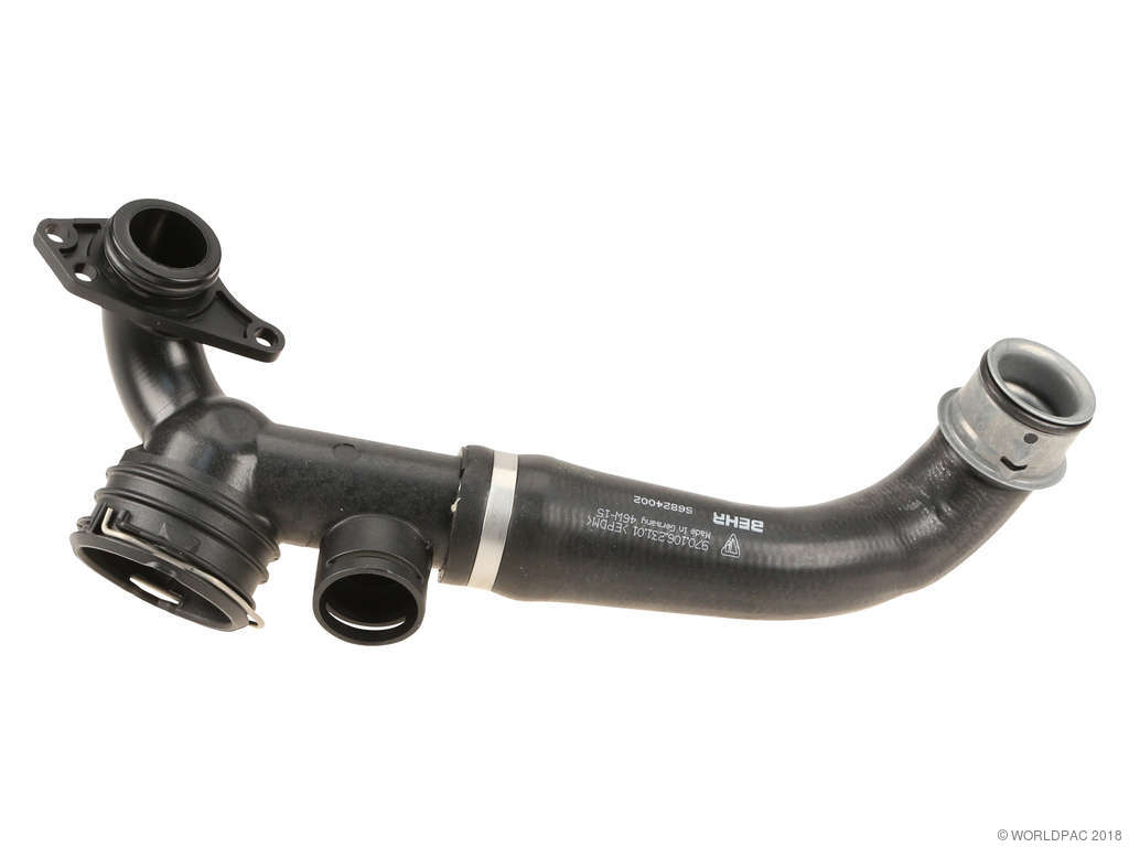 2010-2016 Porsche Panamera Radiator Coolant Hose - Upper - Thermostat To Radiator (Genuine)