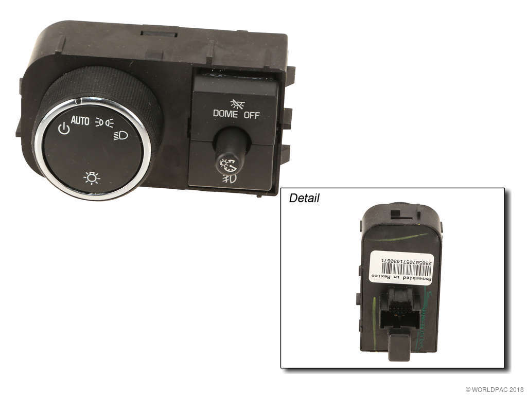 2007-2012 Chevrolet Avalanche Headlight Switch (ACDelco)