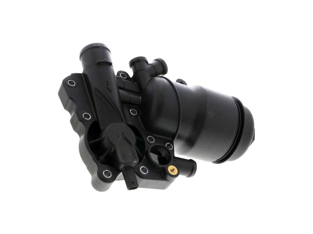 2013-2016 Porsche Cayenne Engine Coolant Thermostat / Water Outlet Assembly (Vaico)