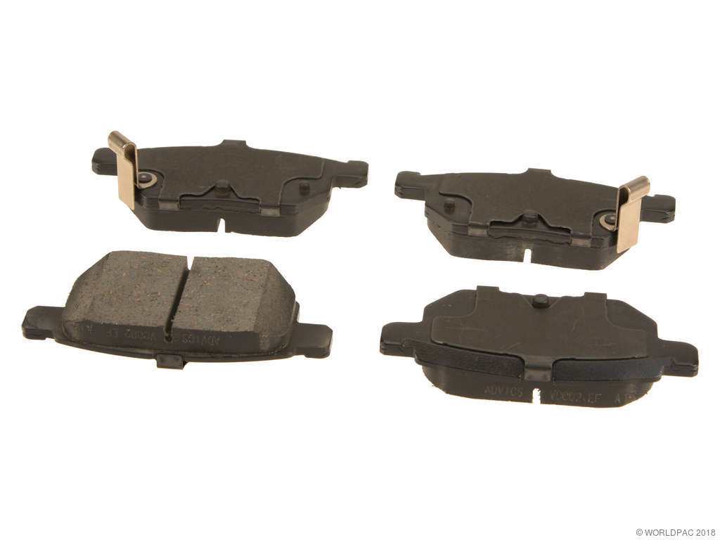 2010-2022 Toyota Prius Disc Brake Pad Set - Rear (Advics)