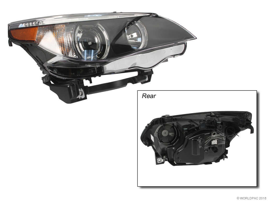 2005 BMW 545i Headlight Assembly - Right (Hella)