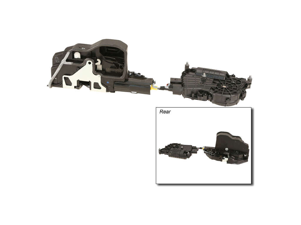 2008-2014 BMW X6 Door Latch Assembly - Front Left (Genuine)
