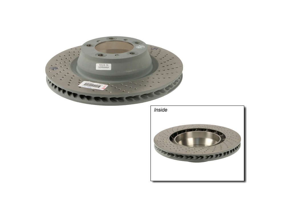 2007-2013 Porsche 911 Disc Brake Rotor - Rear Right (Sebro)