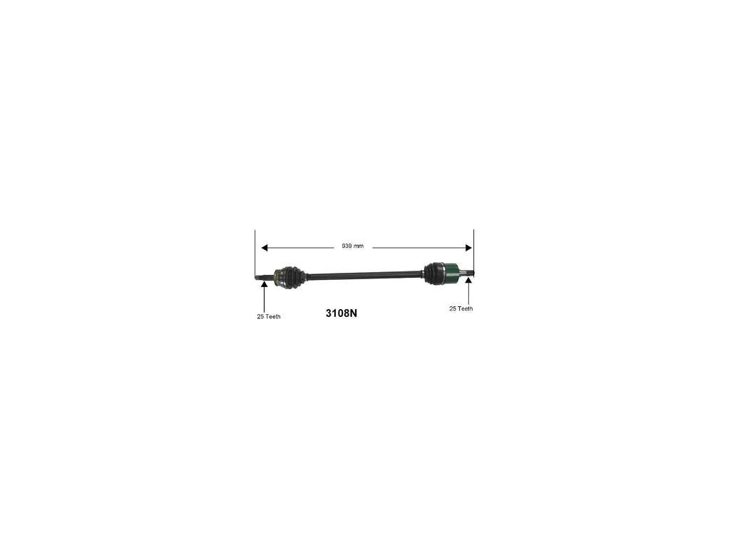 2005-2008 Hyundai Tiburon CV Axle Assembly - Front Right (Autopart International)