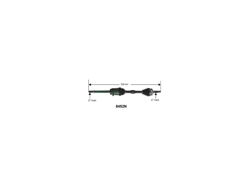 1993-1997 Nissan Altima CV Axle Assembly - Front Right (Autopart International)