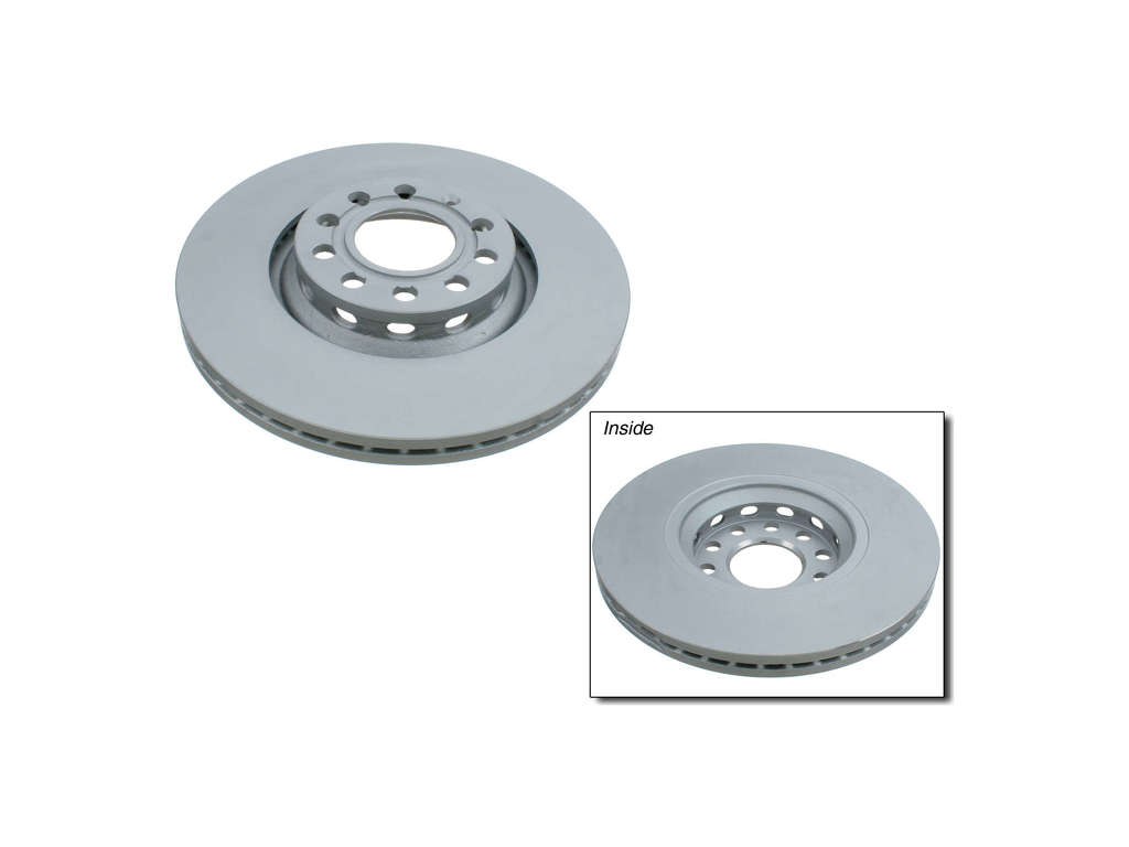 2002-2006 Audi A4 Disc Brake Rotor - Front (Zimmermann Coated)