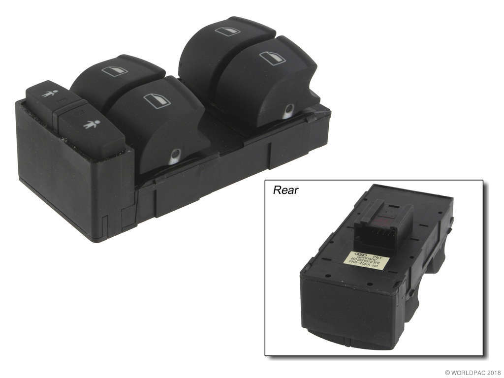 2007-2009 Audi S8 Door Window Switch - Front Left (Genuine)