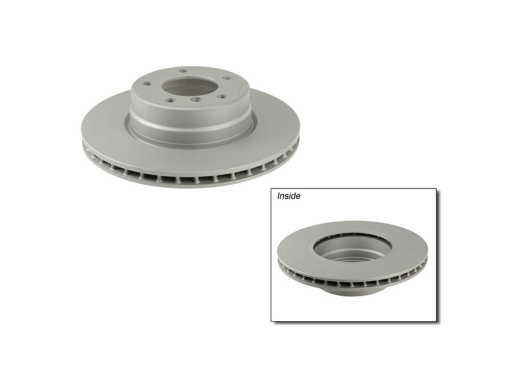 2004-2007 BMW 525i Disc Brake Rotor - Front (Zimmermann Coated)