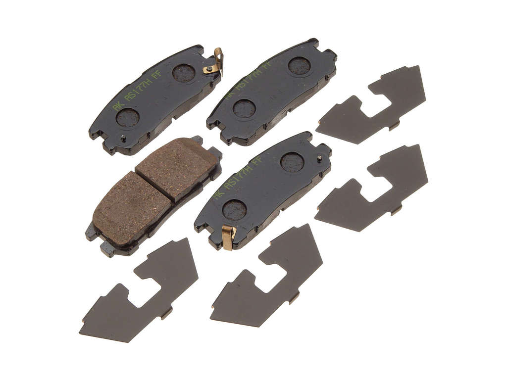 2002-2004 Isuzu Axiom Disc Brake Pad Set - Rear (Akebono)