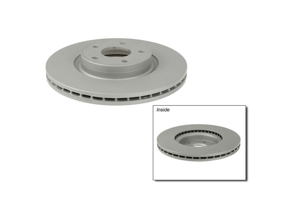 2004-2011 Volvo S40 Disc Brake Rotor - Front (Zimmermann Coated)