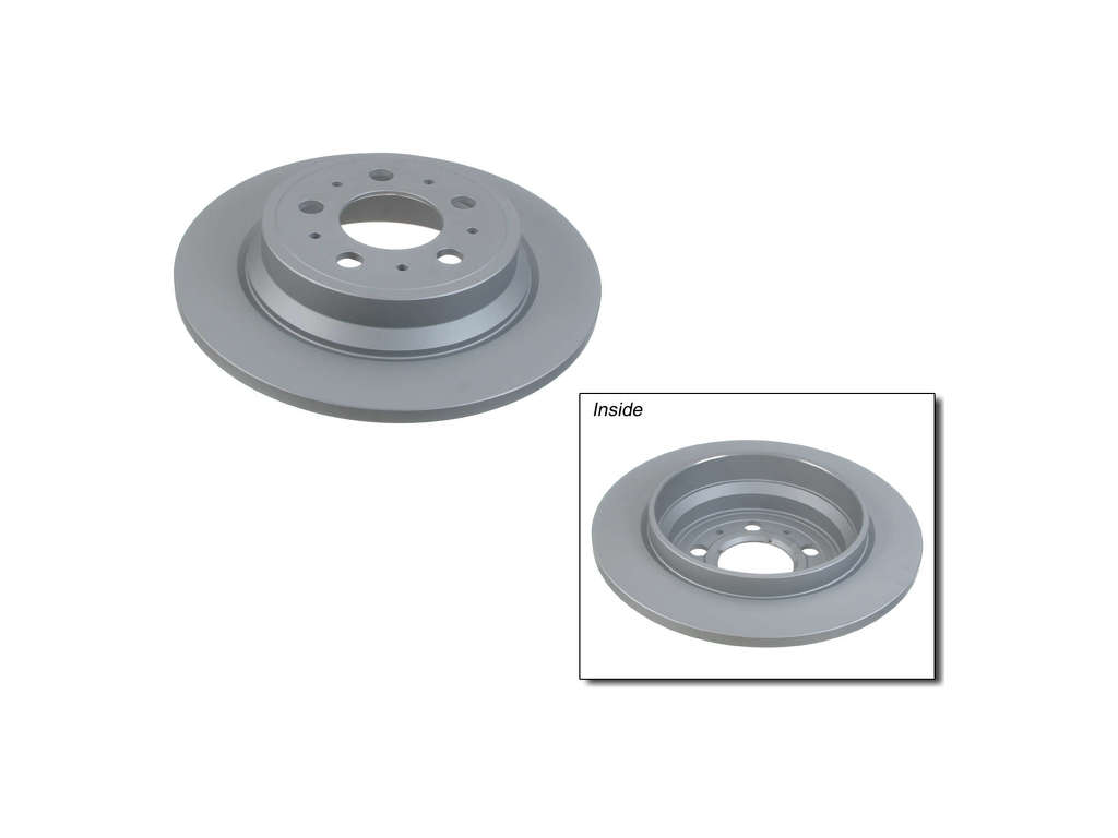 1999-2006 Volvo S80 Disc Brake Rotor - Rear (Zimmermann Coated)