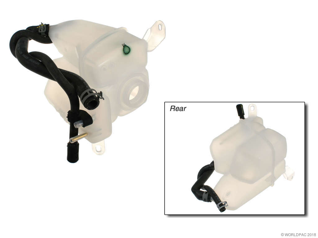 2000-2002 Jaguar S-Type Engine Coolant Reservoir (Genuine)