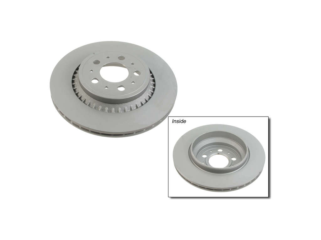 2003-2014 Volvo XC90 Disc Brake Rotor - Rear (Zimmermann Coated)