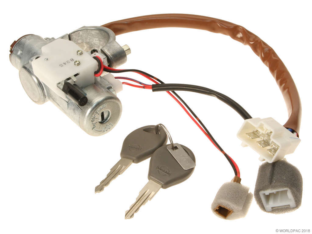 1986-1993 Nissan D21 Ignition Lock Assembly (Genuine)