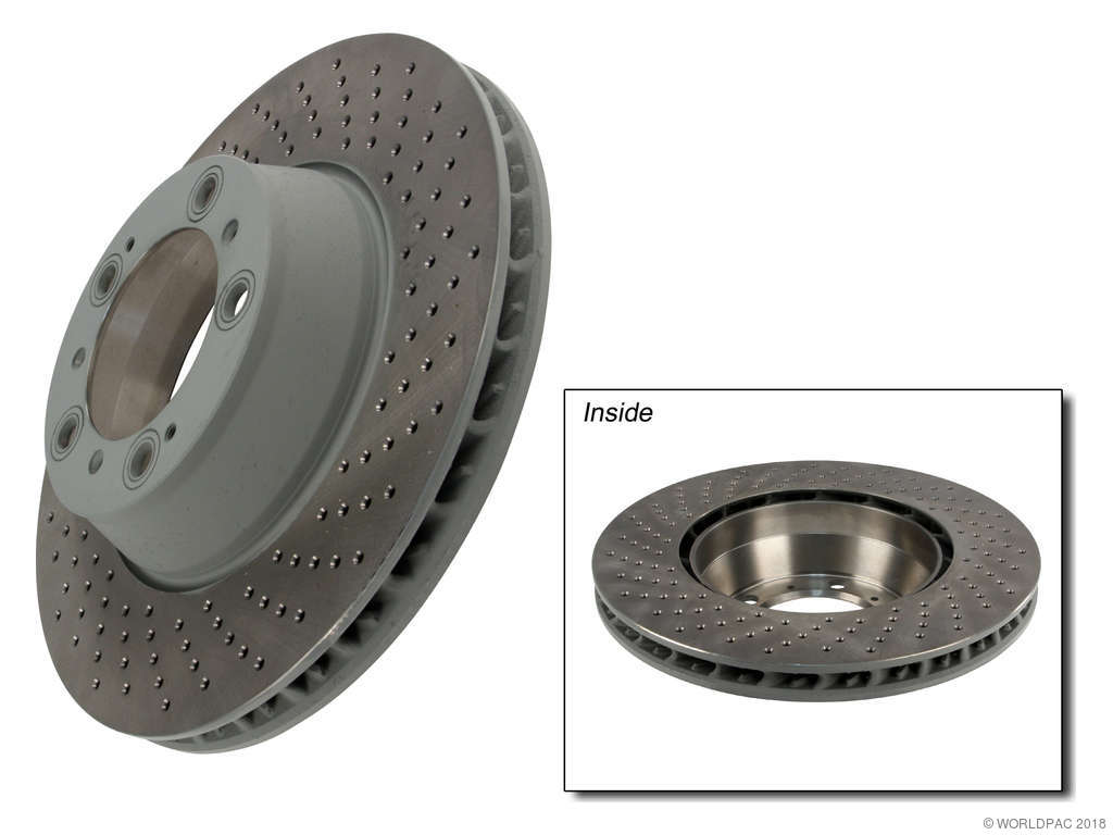 2001-2016 Porsche 911 Disc Brake Rotor - Rear Right (Sebro)