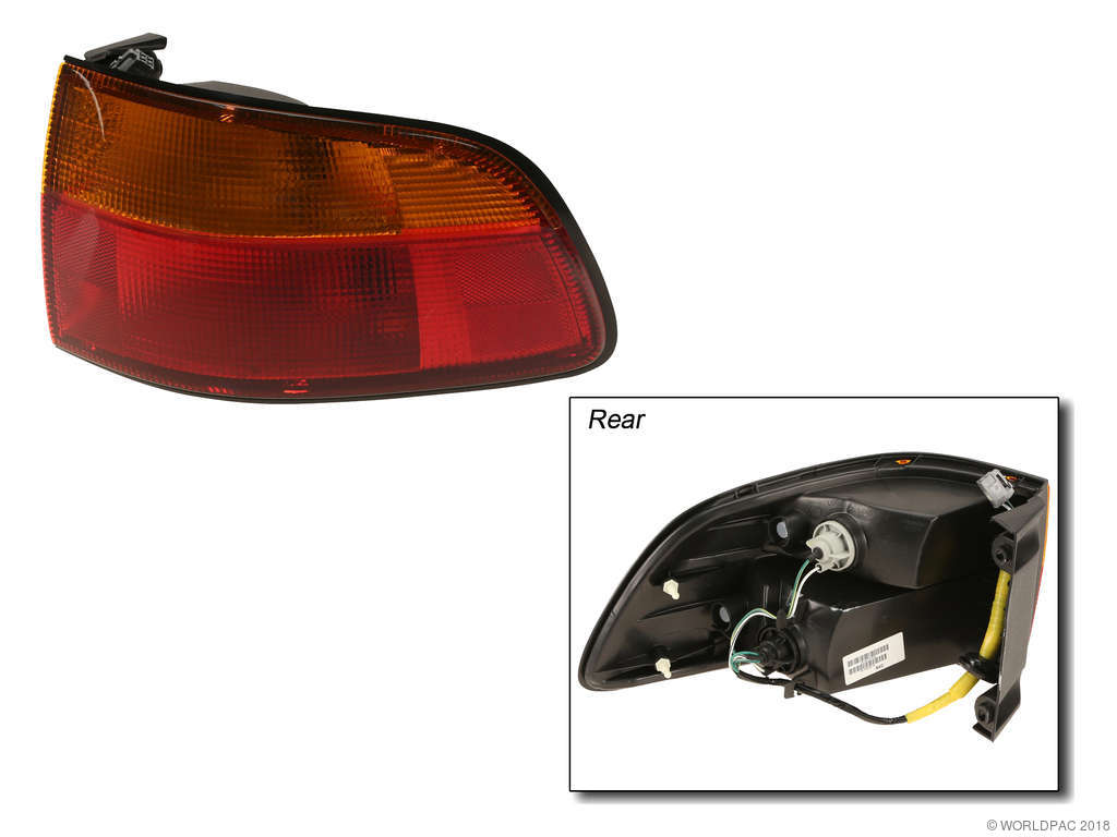 1998-2000 Toyota Sienna Tail Light Assembly - Right or Right Outer (Genuine)