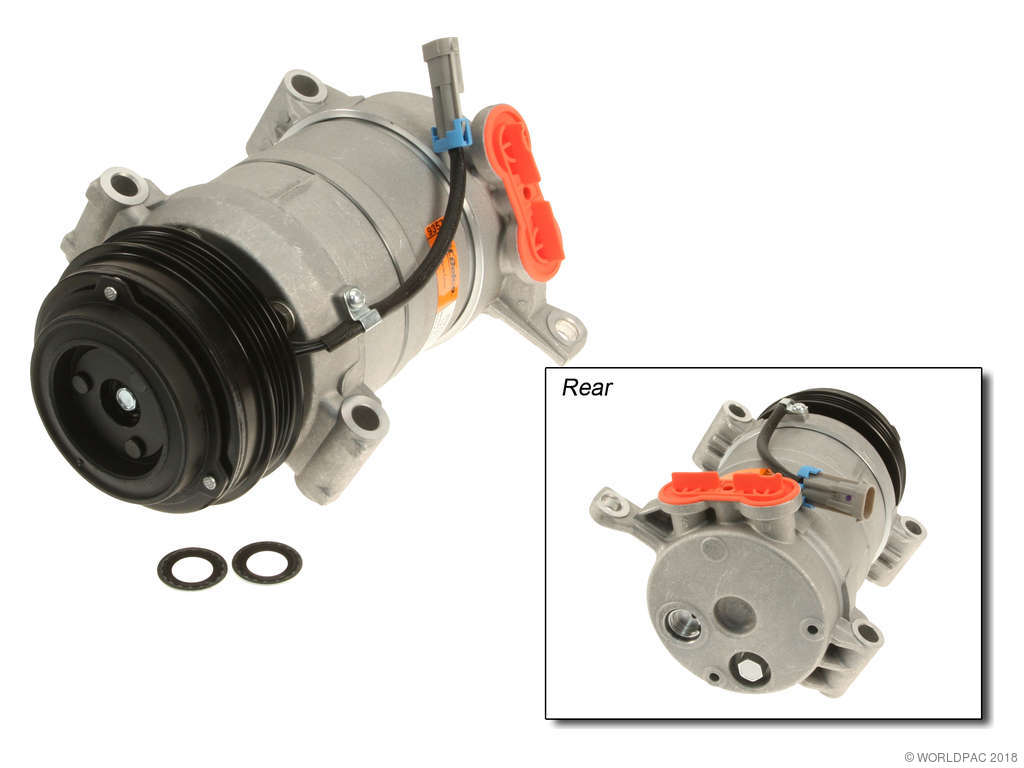 1999-2002 GMC Sierra 2500 A/C Compressor (ACDelco)