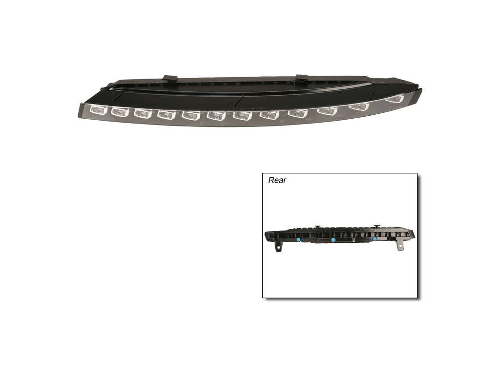 2010-2015 Audi Q7 Parking Light Assembly - Front Left (Genuine)