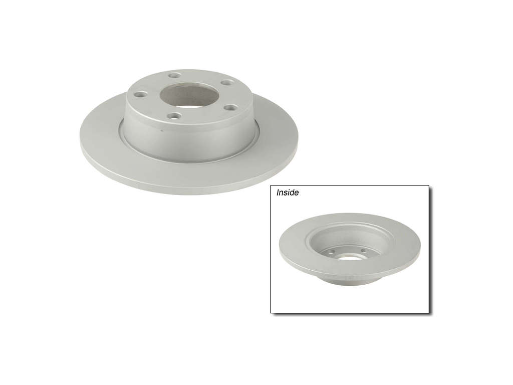 1998-2004 Audi A6 Quattro Disc Brake Rotor - Rear (Zimmermann Coated)