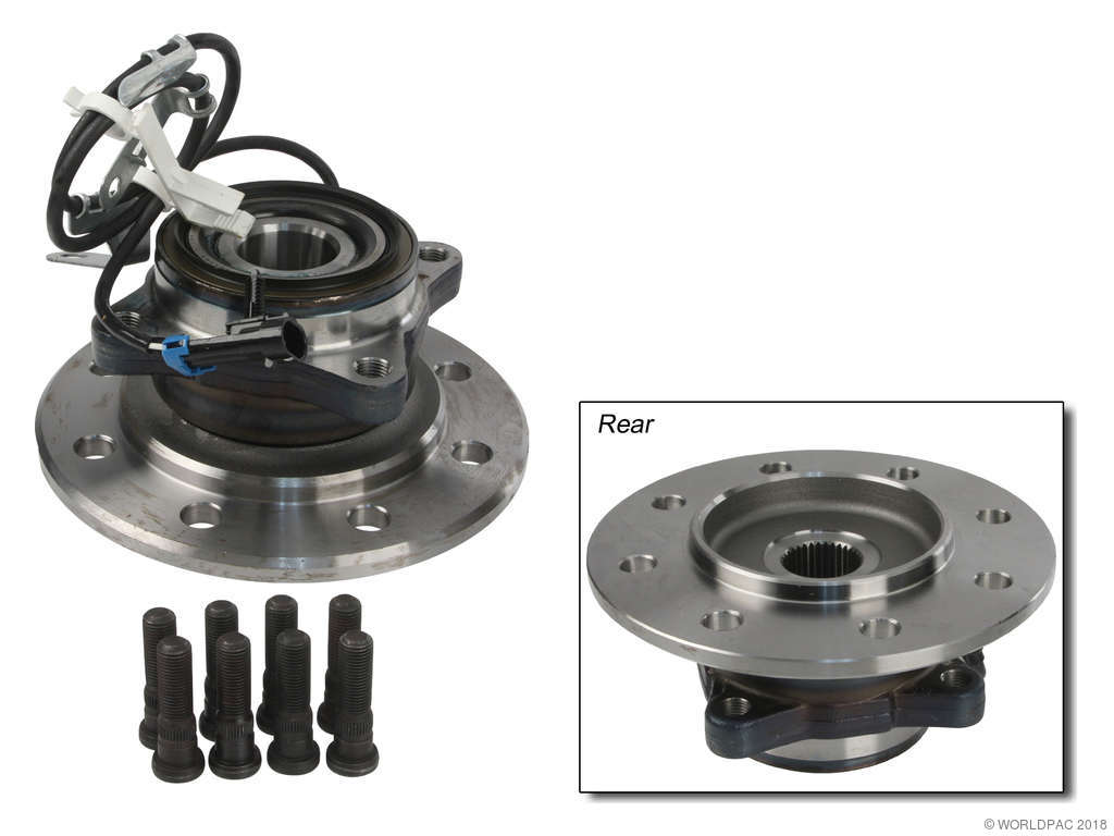 1996-2000 GMC K2500 Wheel Bearing and Hub Assembly - Front Right (Timken)