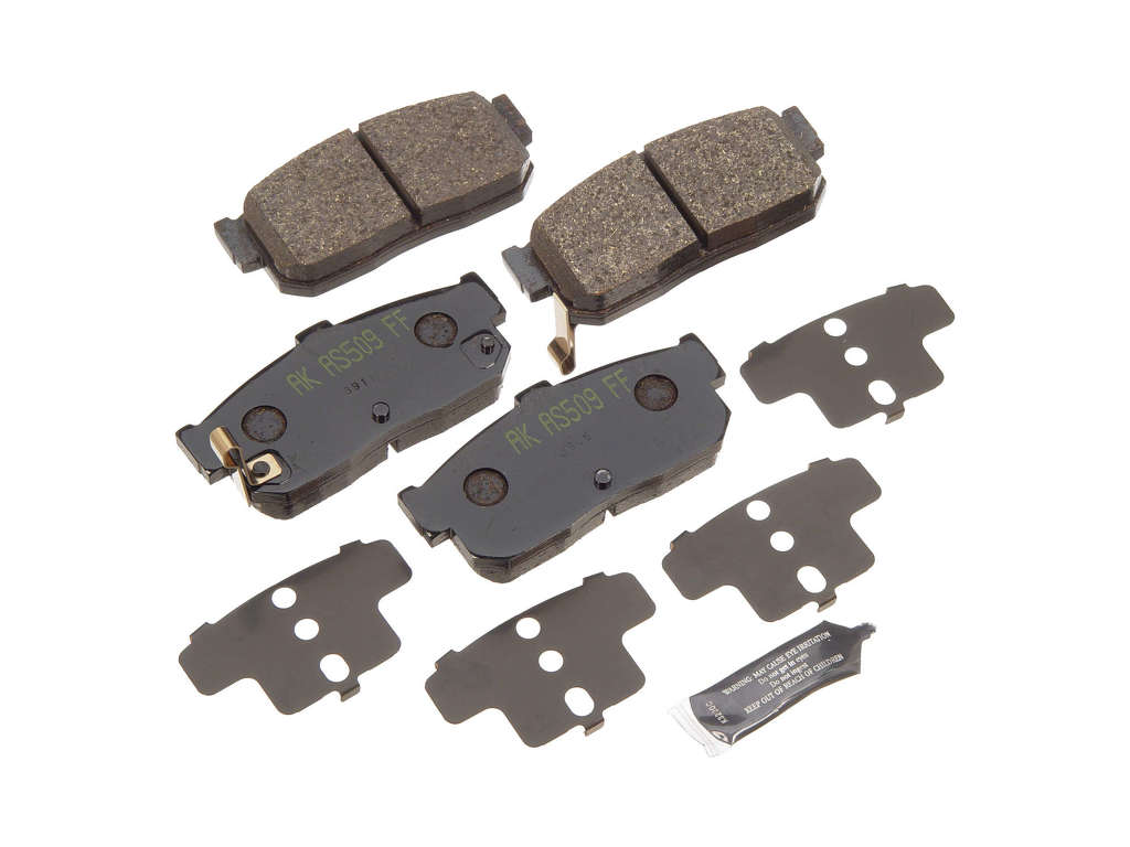 2000-2001 Nissan Sentra Disc Brake Pad Set - Rear (Akebono)