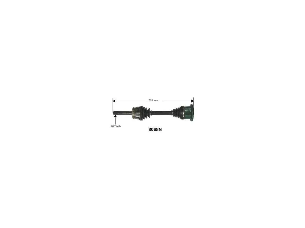 2000-2004 Nissan Xterra CV Axle Assembly - Front (Autopart International)