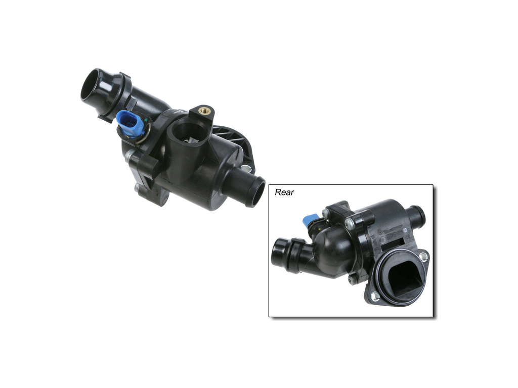 2002-2006 Audi A4 Engine Coolant Thermostat / Water Outlet Assembly (Mahle)