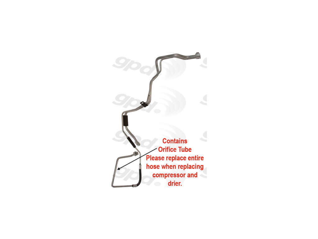 2008-2014 Dodge Avenger A/C Refrigerant Hose (Global Parts Distributors)