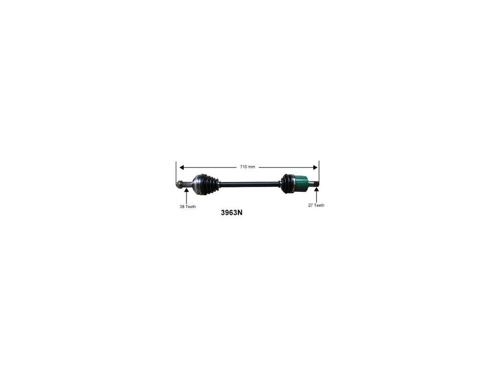 1999-2004 Honda Odyssey CV Axle Assembly - Front Left (Autopart International)
