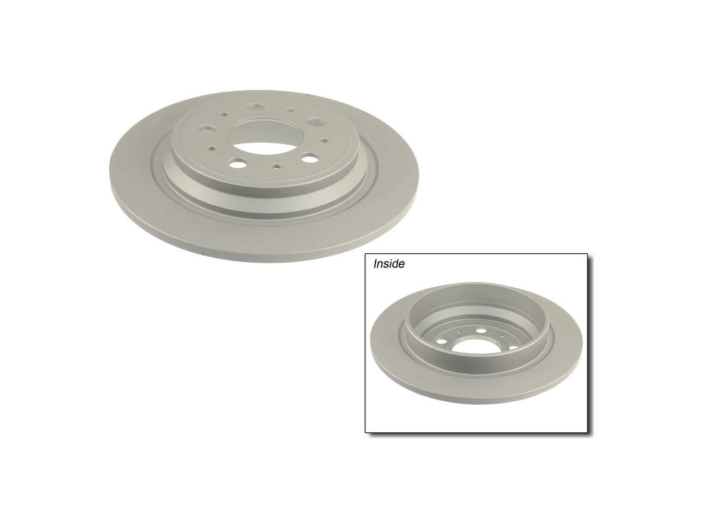 1998-1999 Volvo V70 Disc Brake Rotor - Rear (Zimmermann Coated)