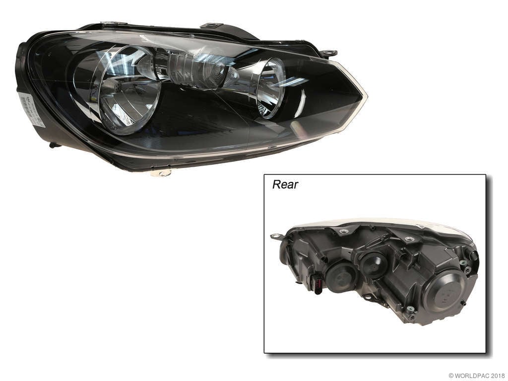 2010-2013 Volkswagen Golf Headlight Assembly - Right (Hella)