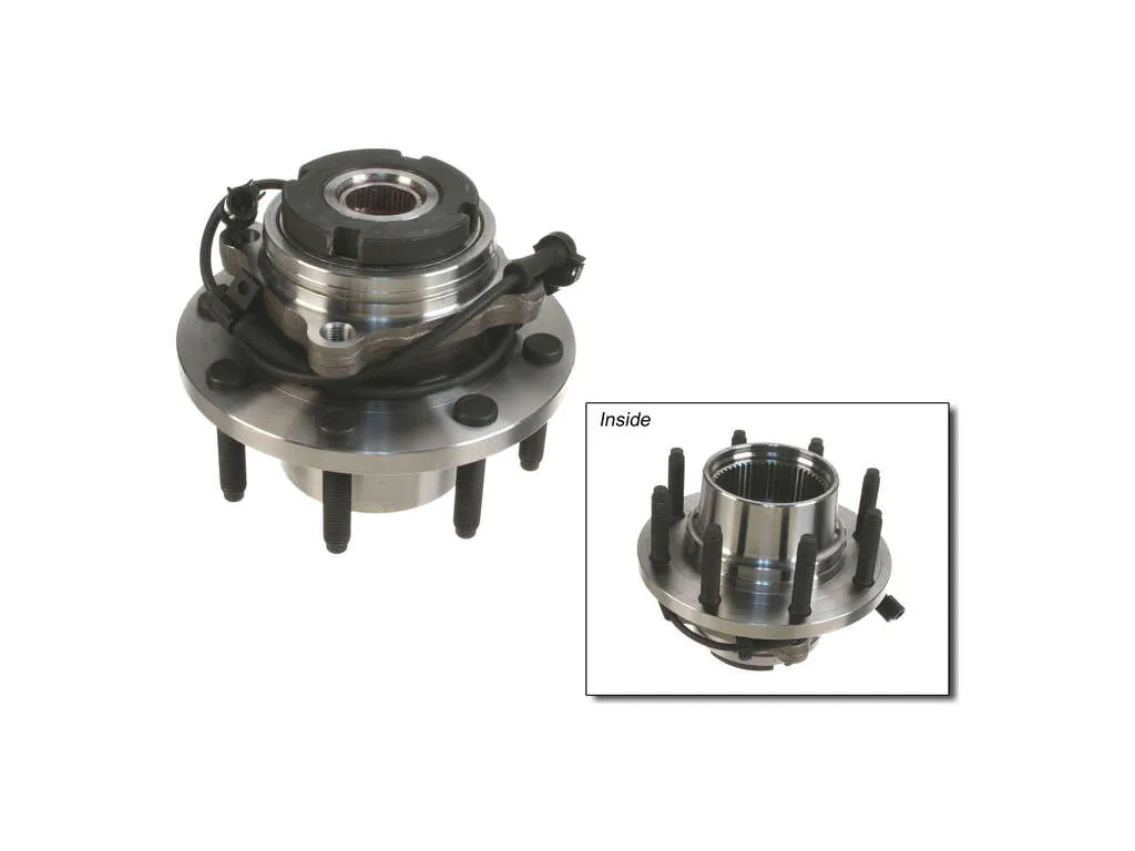 2000-2002 Ford Excursion Wheel Bearing and Hub Assembly - Front (FEQ)