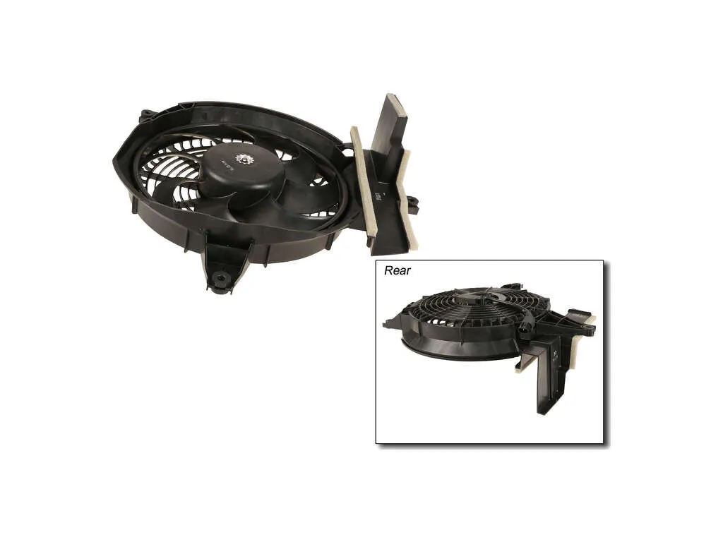 2003-2006 Hyundai Santa Fe A/C Condenser Fan Assembly (Genuine)