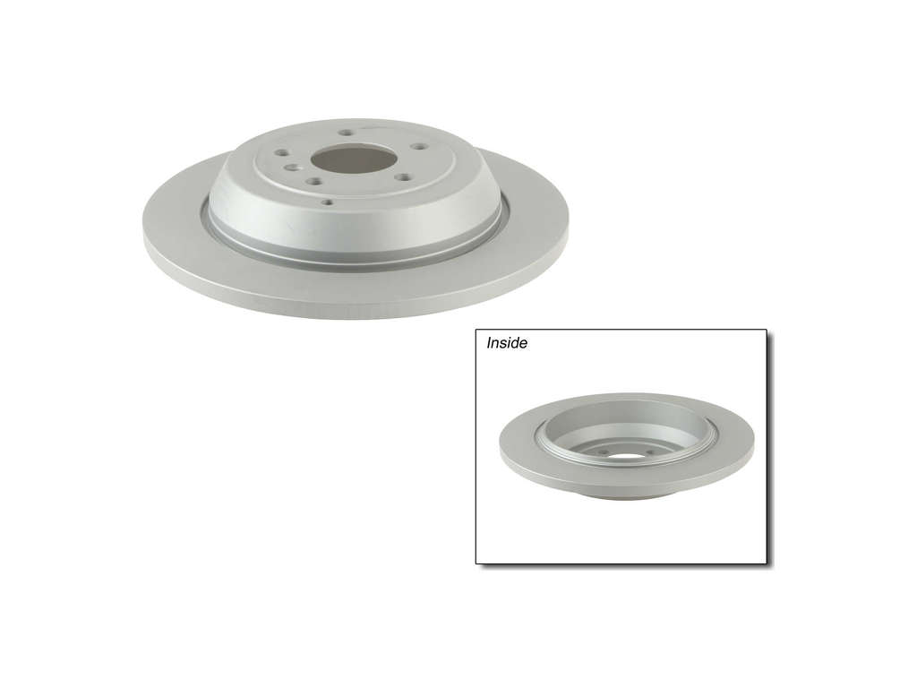 2006-2011 Mercedes-Benz ML350 Disc Brake Rotor - Rear (Zimmermann Coated)