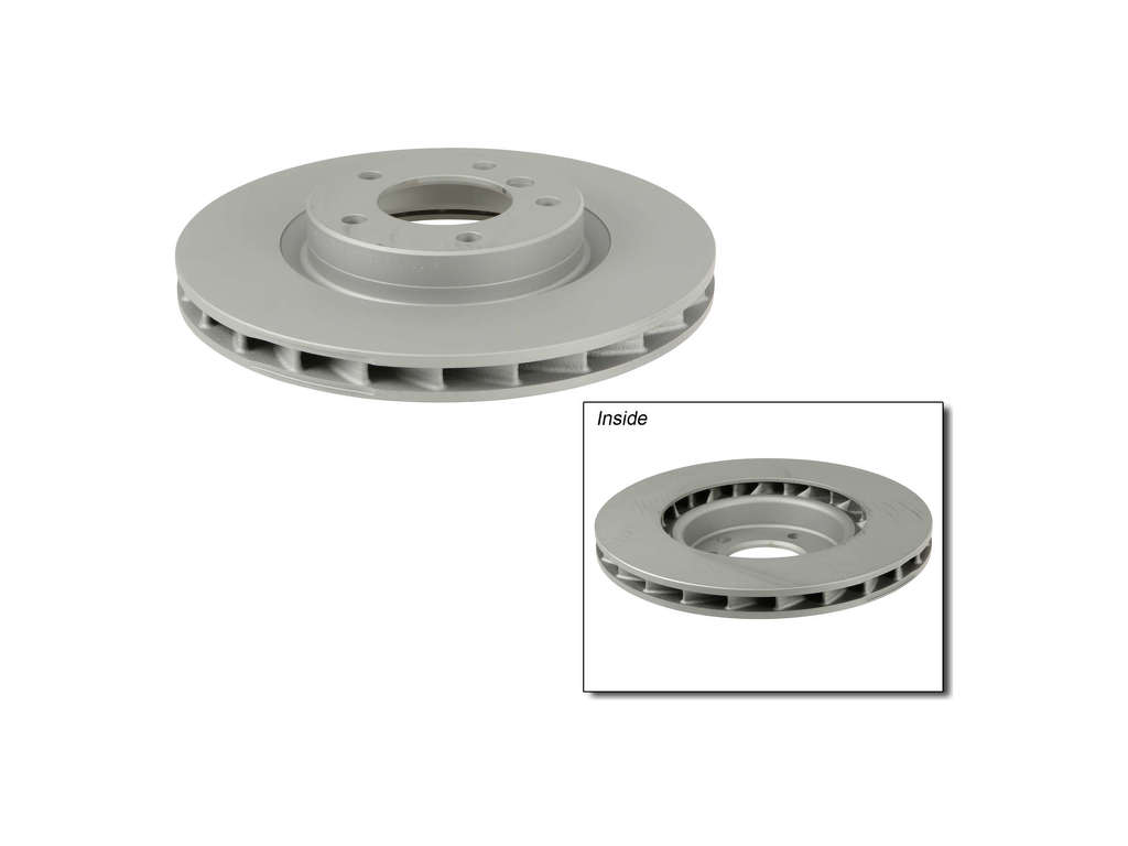 1998-2002 BMW Z3 Disc Brake Rotor - Front Right (Zimmermann Coated)