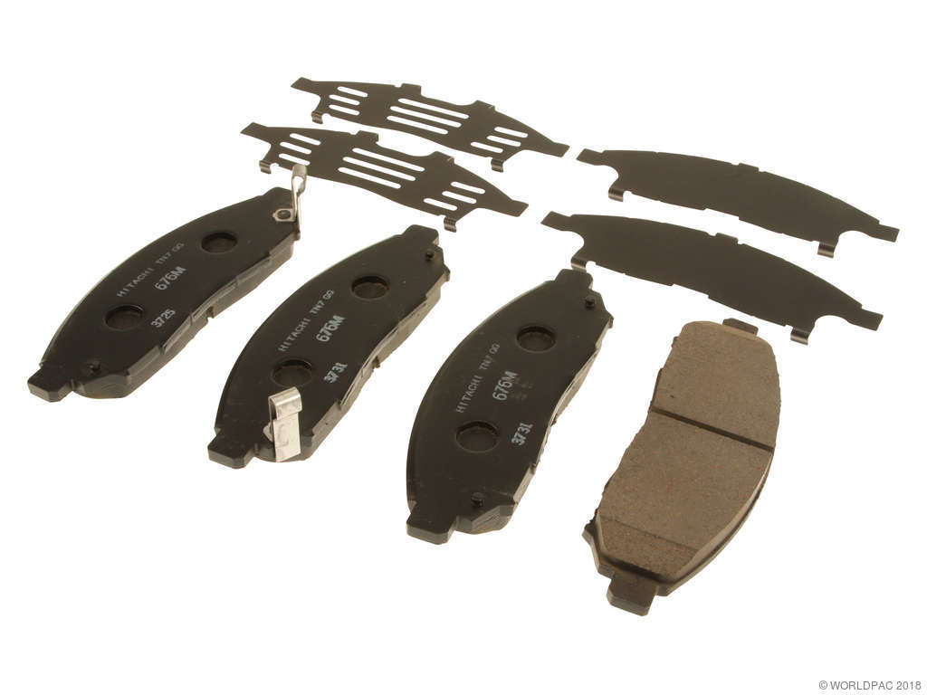 2011-2017 Nissan LEAF Disc Brake Pad Set - Front (Hitachi)