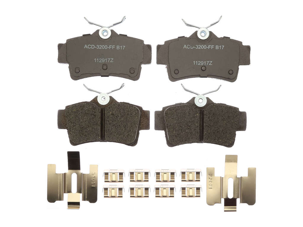 2001-2007 Toyota Sequoia Disc Brake Pad Set - Rear (ACDelco)