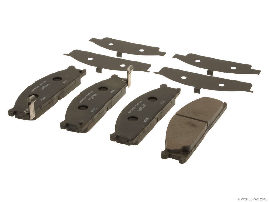 1986-1994 Nissan D21 Disc Brake Pad Set - Front (Hitachi)