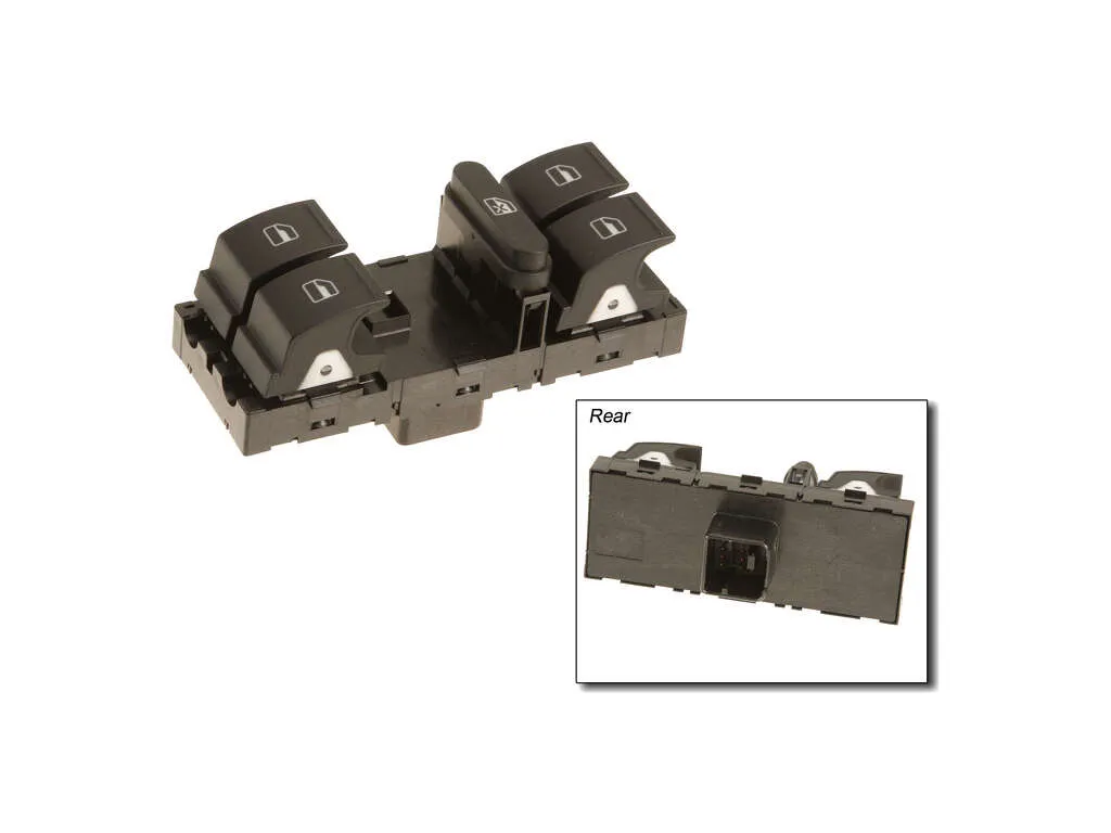 2004-2010 Volkswagen Touareg Door Window Switch - Front Left (Genuine)