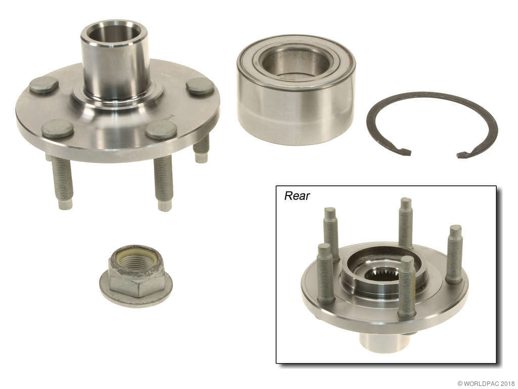 2007-2010 Lincoln MKX Wheel Bearing and Hub Assembly - Front (SKF)