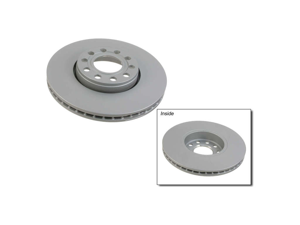 1996-2006 Audi A4 Disc Brake Rotor - Front (Zimmermann Coated)