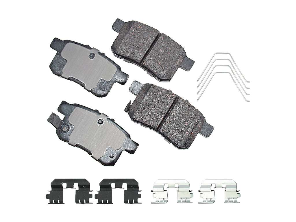2009-2014 Acura TSX Disc Brake Pad Set - Rear (Akebono)