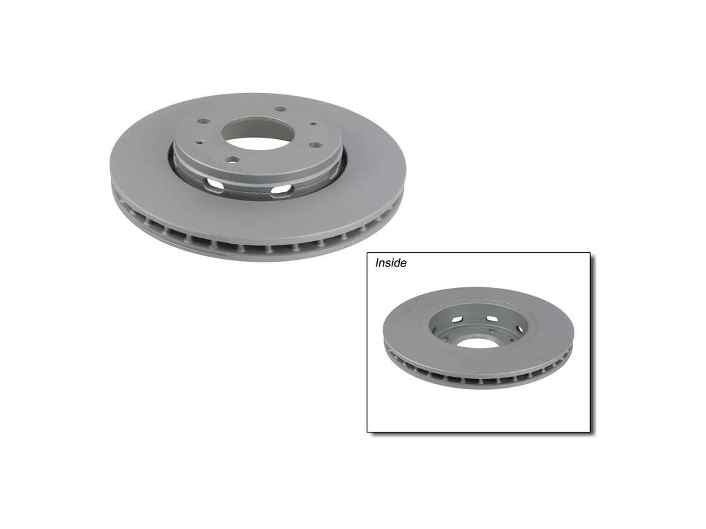 2000-2004 Volvo S40 Disc Brake Rotor - Front (Zimmermann Coated)